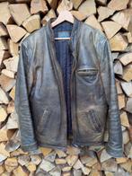Bruine echt lederen jas - licht gevoerd - maat M, Celio, Bruin, Maat 48/50 (M), Ophalen of Verzenden