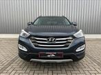 Hyundai Santa FE 2.0 CRDi NAVI PRO / EURO 6B / CAM DE RECUL, Autos, SUV ou Tout-terrain, 5 places, Cuir, Noir