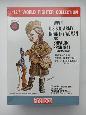 FineMolds "WWII USSR Army Infantry Woman" (1/12) figuur beschikbaar voor biedingen