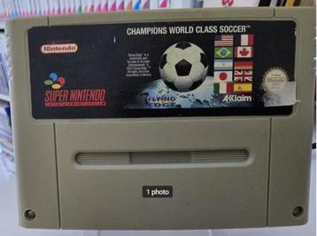 Champion's World Class Soccer - Super Nintendo beschikbaar voor biedingen
