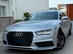 Audi A7 3.0 Tdi V6 04/2016 145521Km 3x Sline Matrix Toe Pano, Auto's, Audi, USB, Leder, 140 kW, Zilver of Grijs