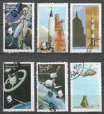 Oman  - Yvert ZNcin - Setje van 6 zegels ruimtevaart (ST), Timbres & Monnaies, Timbres | Asie, Affranchi, Envoi