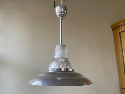 Hanglamp Lamp Plafondlamp Industrieel Frans, Antiquités & Art, Antiquités | Éclairage, Enlèvement ou Envoi