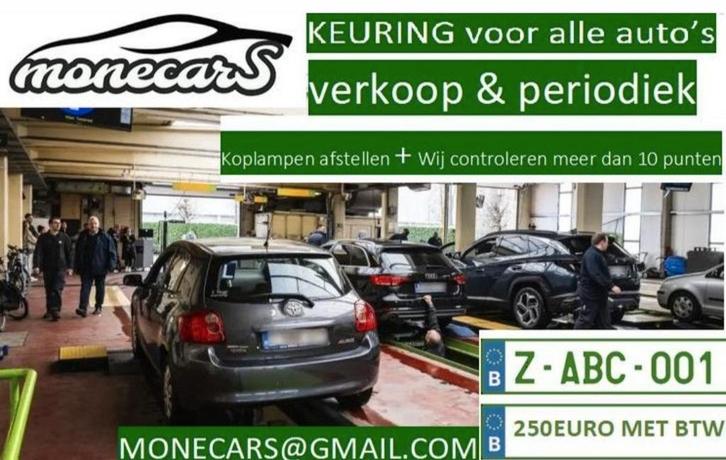 KEURING voor alle auto’s verkoop & periodiek, Auto diversen, Auto-accessoires, Ophalen of Verzenden