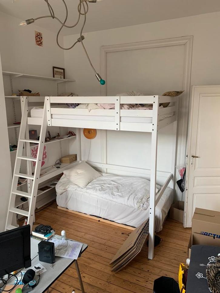 STORÅ 140x200 Lit mezzanine / hoogslaper, Huis en Inrichting, Slaapkamer | Stapelbedden en Hoogslapers, Gebruikt, Hoogslaper, 140 cm