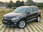 Vw Tiguan 1.4 TSI 122Cv GPS-garantie 12 maanden, Auto's, Euro 5, 4 cilinders, Alcantara, Zwart