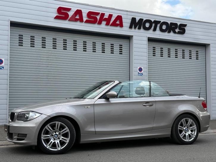 BMW 120i Benzine Cabriolet 163PK | Leder | 110.000 KM, Auto's, BMW, Bedrijf, Te koop, 1 Reeks, ABS, Airbags, Airconditioning, Alarm