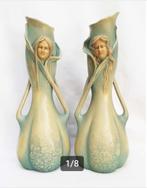 Paar Art Nouveau Vazen (2) - Bernard Bloch - Grumbach., Ophalen of Verzenden