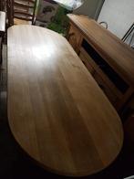 Table de salon, Chêne, Ovale, 75 cm ou plus, 50 à 100 cm