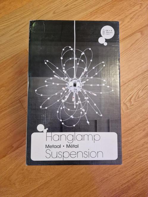 Lampe suspension imitation en metal design neuve 8x10W, Huis en Inrichting, Lampen | Hanglampen, Nieuw, 75 cm of meer, Overige materialen