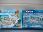 2x puzzels King: Cruise en World Map 1000 stuks, Ophalen of Verzenden, Zo goed als nieuw