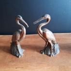 2 bronzen beeldjes  van vogels., Ophalen, Zo goed als nieuw