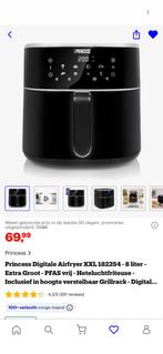 Princess airfryer XXL 8 liter, Elektronische apparatuur, Airfryers, Ophalen, Nieuw, Airfryer XXL