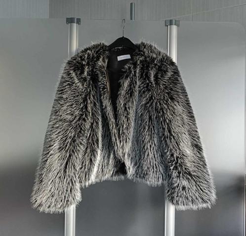 Jas - Zwart - Wit - KUBERA.S - Medium - Dames - €70, Kleding | Dames, Jassen | Winter, Zo goed als nieuw, Maat 38/40 (M), Wit
