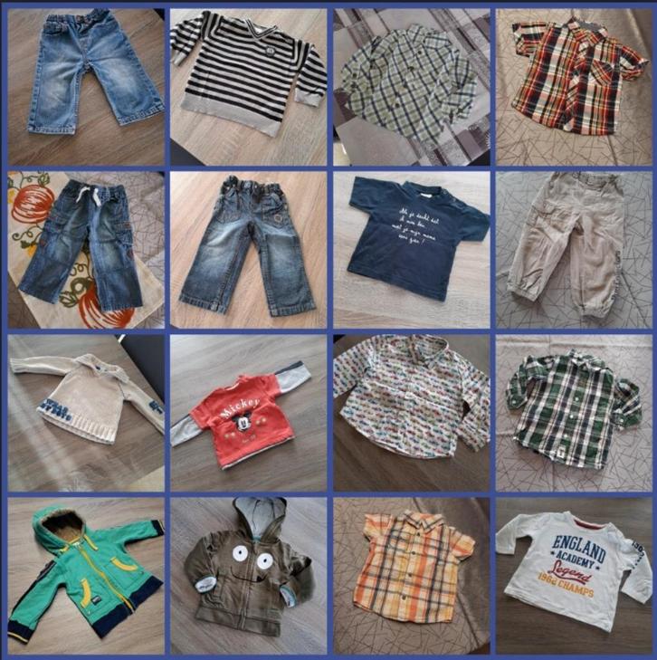 Pakket jongenskledij - 80, Kinderen en Baby's, Babykleding | Baby-kledingpakketten, Zo goed als nieuw, Maat 80, Ophalen of Verzenden