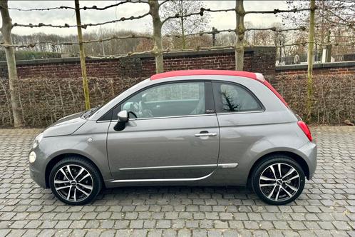 Fiat 500 cabrio 1.2 benzine / Airco / Navi / 34.000km, Auto's, Fiat, Bedrijf, Te koop, Boordcomputer, Centrale vergrendeling, Isofix