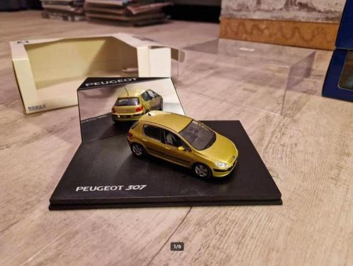 Voitures miniatures Peugeot 1/43e, Hobby en Vrije tijd, Modelauto's | 1:43, Zo goed als nieuw, Auto, Norev, Ophalen