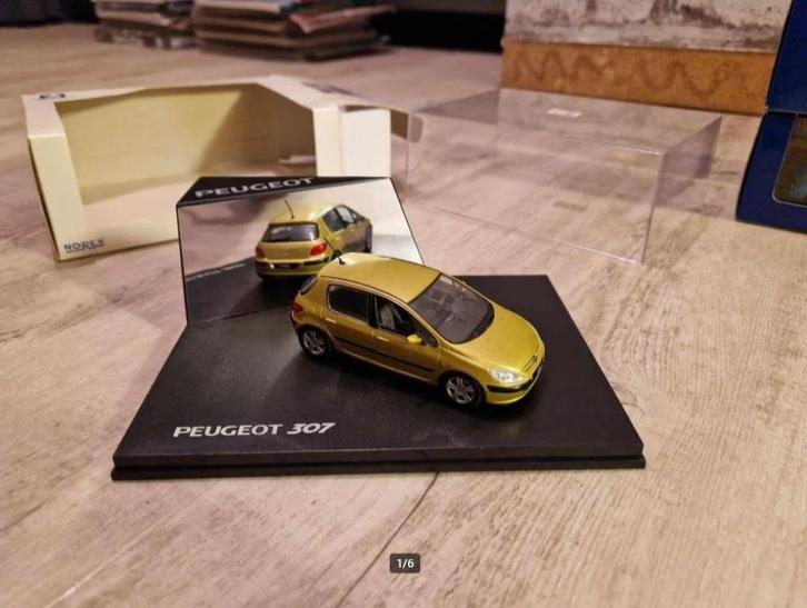 Voitures miniatures Peugeot 1/43e, Hobby en Vrije tijd, Modelauto's | 1:43, Zo goed als nieuw, Auto, Norev, Ophalen