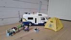 Playmobil 4859 camper mobilhome met tent, Ophalen of Verzenden, Gebruikt