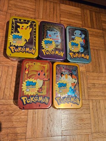 Extreem zelfdzame sealed topps tins collectie! beschikbaar voor biedingen