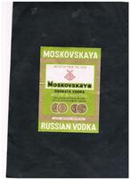 ÉTIQUETTE DE VODKA DE L'URSS, Collections, Envoi, Comme neuf, Autres types