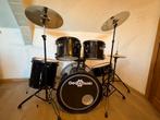 Kit de batterie pour débutants Gear4music noir, Musique & Instruments, Enlèvement, Comme neuf
