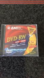 DVD-RW 4,7 GB EMTEC ongeopende verpakking, Computers en Software, Beschrijfbare discs, Nieuw, Dvd, Herschrijfbaar, Ophalen