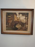 Grande eau-forte en couleur Alfred van Neste, Antiquités & Art, Enlèvement