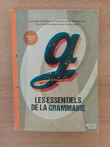 Les essentiels de la grammaire  beschikbaar voor biedingen