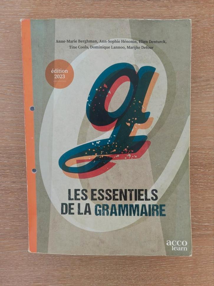 Les essentiels de la grammaire, Boeken, Schoolboeken, Zo goed als nieuw, Economie, Ophalen