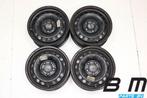 Set 15 inch stalen velgen VW Golf 6 / A3 8P 1K0601027AG, Auto-onderdelen, Gebruikt, Velg(en)
