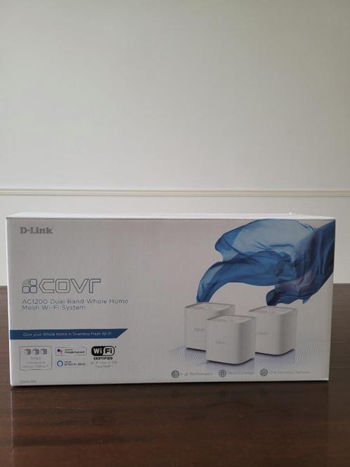 D-Link | AC1200 Dual‑Band Whole Home Mesh Wi‑Fi System - COV, Computers en Software, Routers en Modems, Zo goed als nieuw, Router
