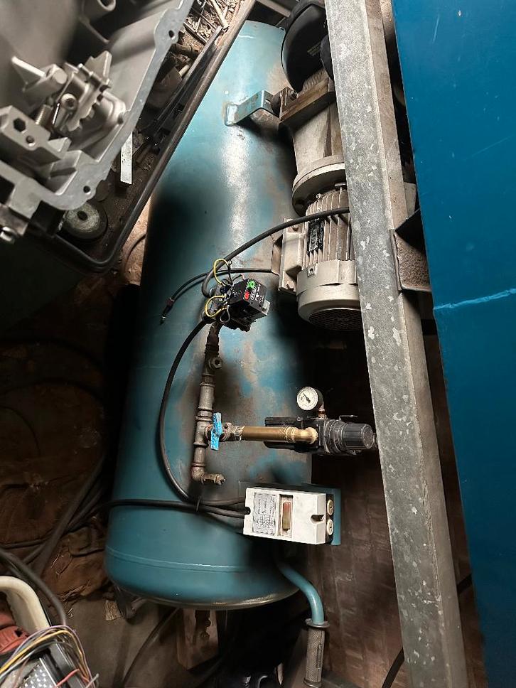 luchtcompressor 3 kW – Leroy-Somer motor – 380V, Doe-het-zelf en Bouw, Compressors, Gebruikt, Ophalen