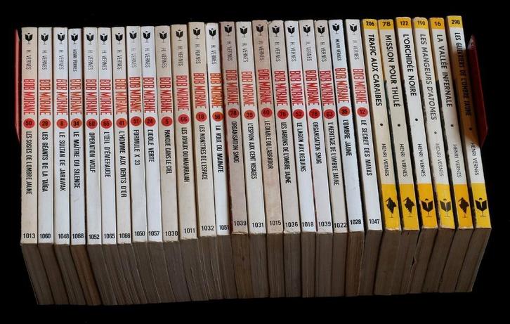 Lot de 28 Bob Morane - Marabout, Boeken, Avontuur en Actie, Gelezen, Ophalen