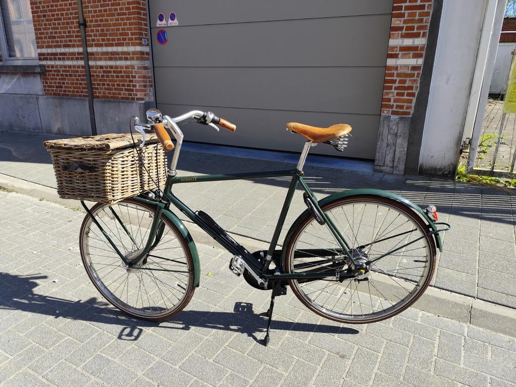 Achiel bakkers fiets British green, Enlèvement