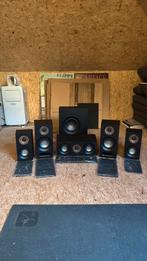 Speakerset Jamo, Audio, Tv en Foto, Luidsprekerboxen, Gebruikt, Ophalen of Verzenden, 60 tot 120 watt, Complete surroundset