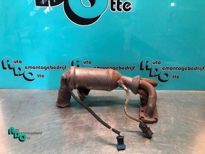 Catalyseur d'un Peugeot 207 (207 06-), Autos : Pièces & Accessoires, Systèmes d'échappement, Peugeot, Utilisé, 3 mois de garantie