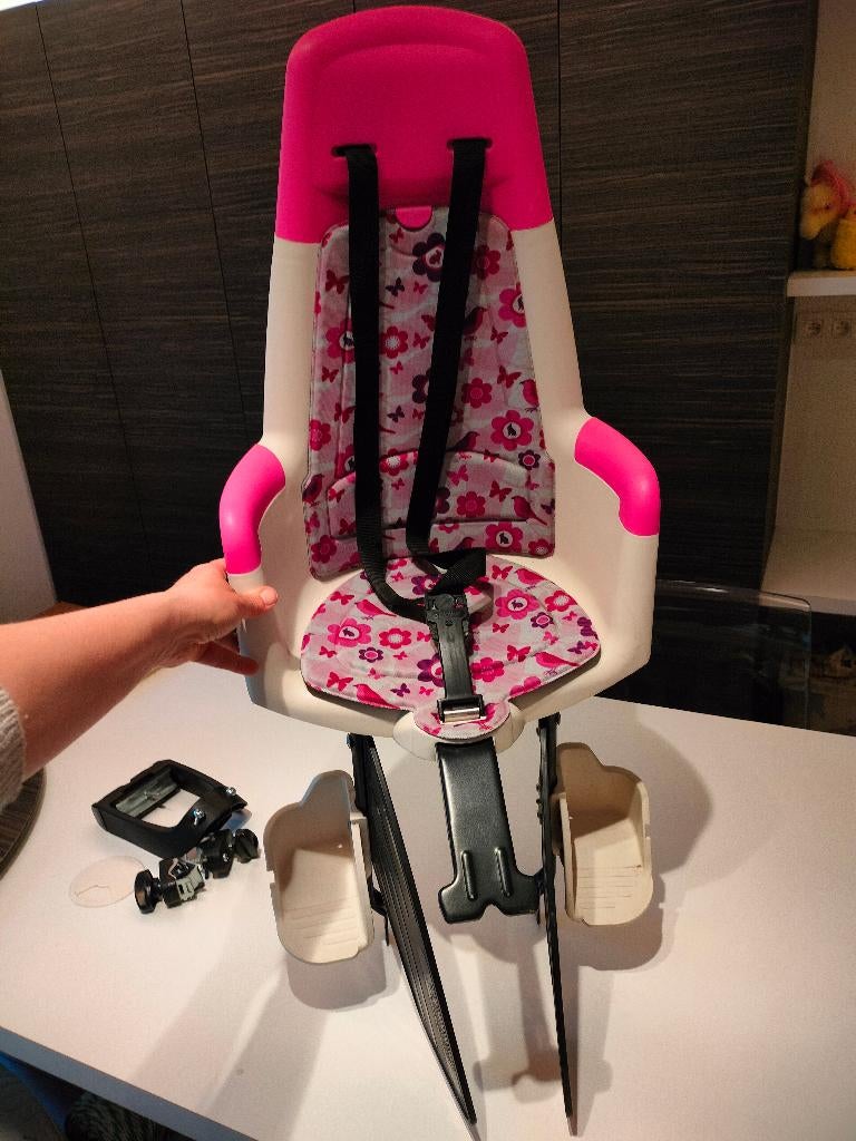 Siège de vélo Bobike, Vélos & Vélomoteurs, Accessoires vélo | Sièges de vélo, Bobike Max+, Repose-pieds, Comme neuf, Enlèvement