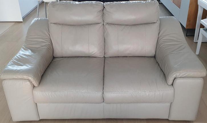 Canapé Cuir, Maison & Meubles, Canapés | Salons, Comme neuf, Banc droit, Deux personnes, Cuir, Enlèvement