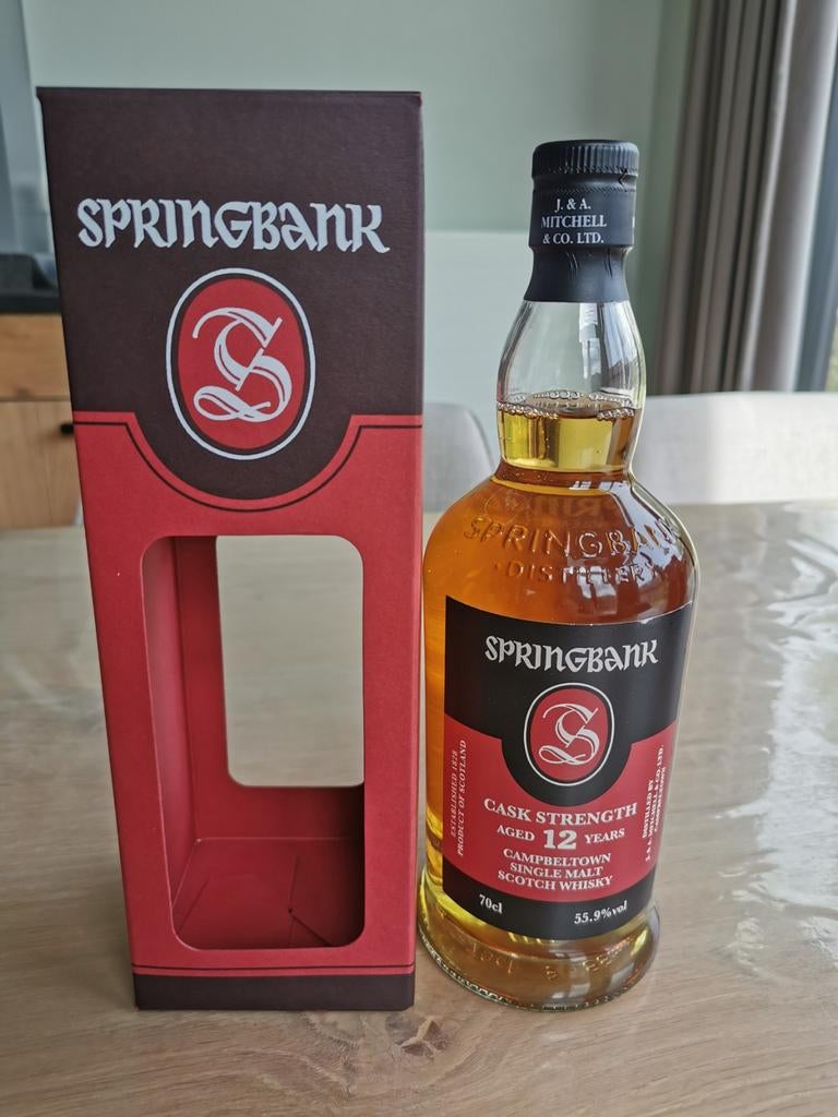 Springbank 12 Years 08.09.21, Collections, Vins, Enlèvement ou Envoi