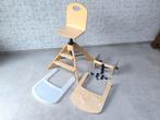 Ikea GRAVAL Chaise pour bébé/ enfant en bois. (Bon état!), Enlèvement, Utilisé, Chaise évolutive, Ceinture(s)