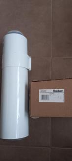 Nieuwe witte Vaillant alu.PP buis 80/125 0.5m lang., Ophalen