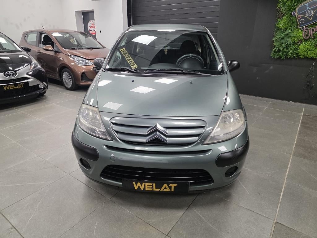 CITROEN C3 BENZINE/2007/TOP STAAT, Zwart, Bedrijf, 1200 cc, Groen