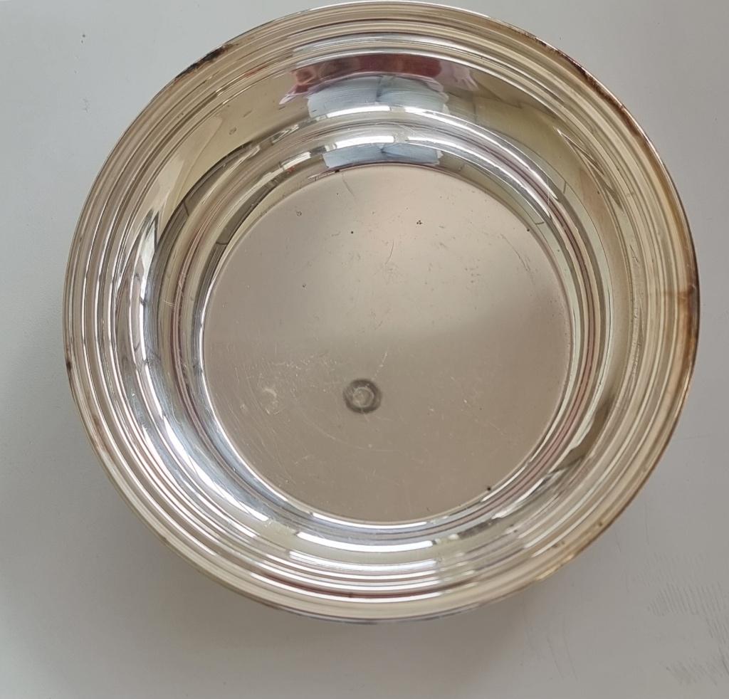 Wiskemann Belgium – verzilverd schaaltje – vintage, Overige materialen, Gebruikt, Ophalen of Verzenden, Schaal of Schalen