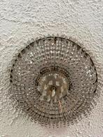 Plafonnier/plafonnier en cristal - classique - vintage, Enlèvement, Utilisé