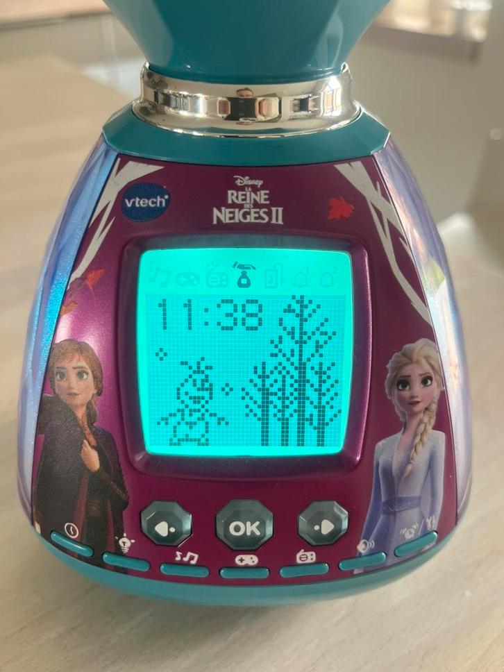 Réveil lampe VTech Frozen 2 KidiMagic, Electroménager, Réveils, Comme neuf, Enlèvement ou Envoi