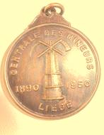 kleine medaille van de koolmijnen in Luik, 1890-1950, Enlèvement ou Envoi, Bronze