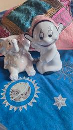 Spaarpotten , olifantje en figuurtje, bruikbaar, Ophalen of Verzenden, Gebruikt, Jongen of Meisje