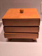 Vintage houten naaidoos/knutseldoos, Hobby en Vrije tijd, Ophalen of Verzenden