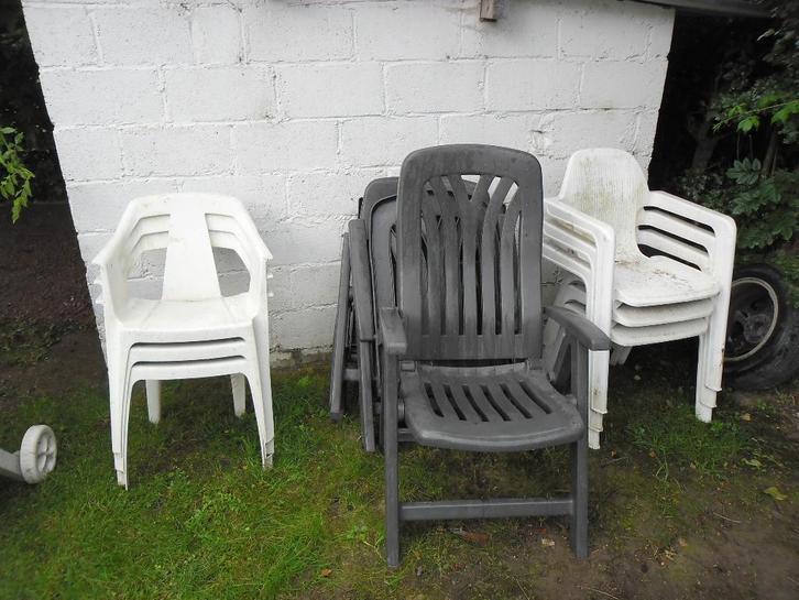 Chaises de jardin tables et tabourets, Jardin & Terrasse, Chaises de jardin, Utilisé, Métal, Pliant, Empilable, Enlèvement